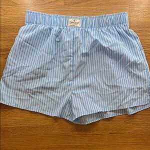 Blue Striped Boxers